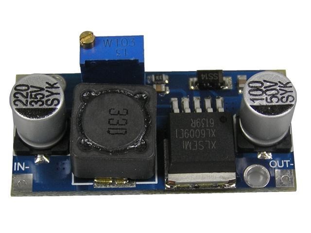 Nastavitelný step-up modul napětí 5–37V / 1,5A (3A), XL6009