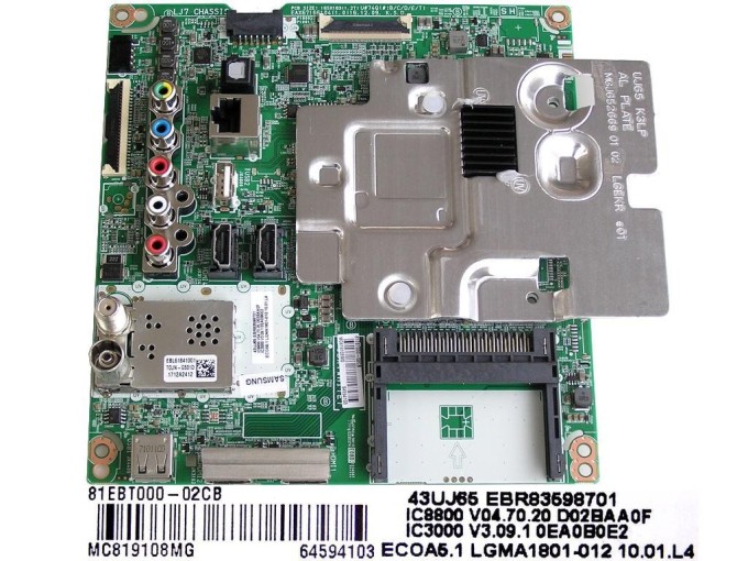 Základní deska LCD modulu EBT64594103 / EBR83598701 / EBU64144801