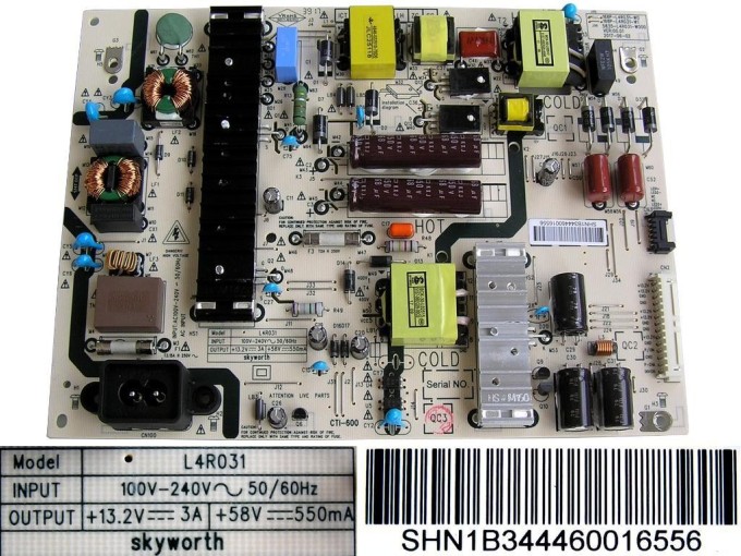 Napájecí zdrojová deska LCD modulu L4R031 / PSU BOARD COV34446001