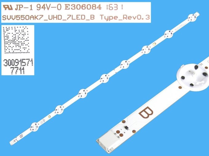 LED podsvícení 535 mm s 8 LED diodami pro LCD panel