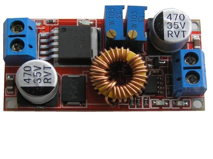 Nastavitelný step-down DC-DC měnič 1,2–30V / 1,5A s režimy CV a CC