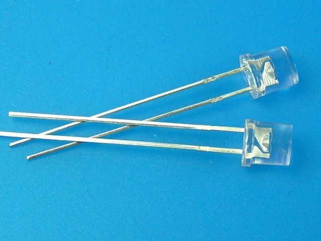 Fotodioda 5800B s transparentním pouzdrem 5mm, 0,5V / 15V