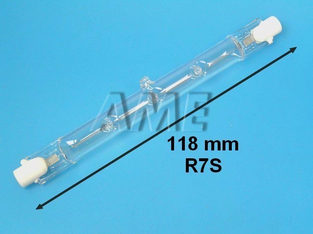 Halogenová lineární žárovka R7S 230V 300W, délka 118 mm