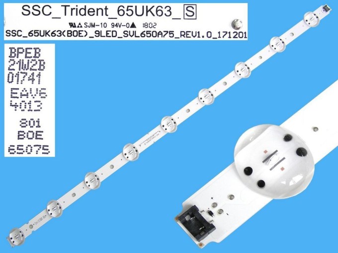 LED podsvětlení 715 mm s 9 LED diodami pro LCD panel 65"