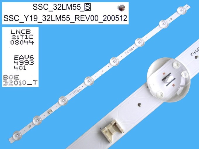 LED podsvícení 600mm s 8 D-LED diodami pro LCD TV 32"