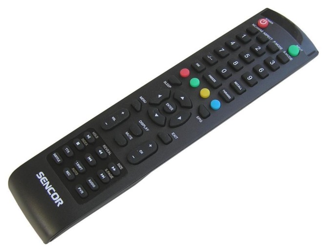 Originální dálkový ovladač Sencor SLE3225TC pro LCD a LED TV