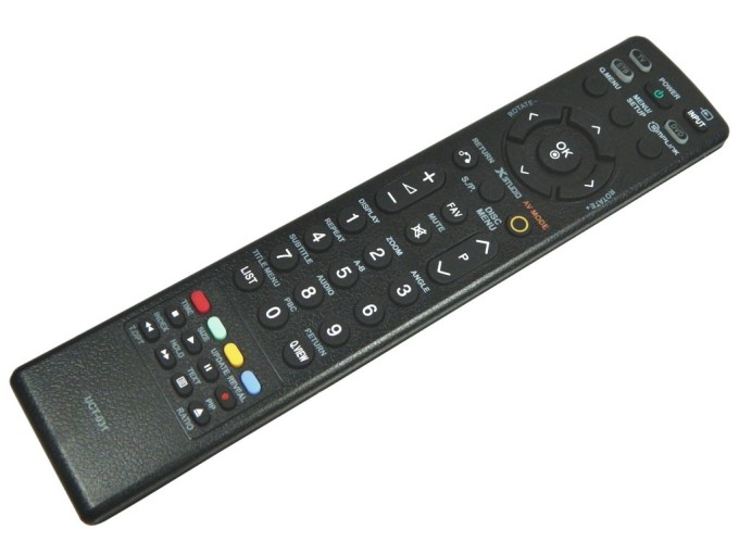 Univerzální dálkový ovladač LG UCT-031 pro TV a video zařízení