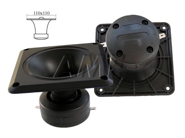 Výškový piezo reproduktor SAL KHS311M 110x110 mm
