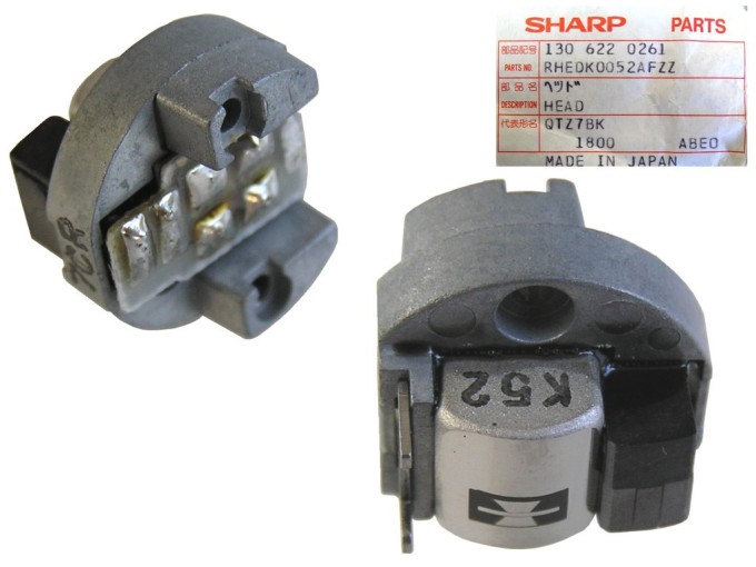 Stereo reverzní hlava 350 ohm otočná s mazací hlavou pro kazetové magnetofony