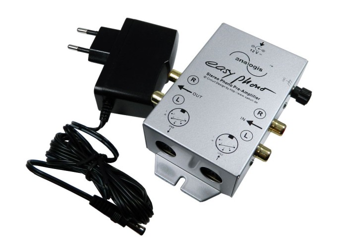 Stereo předzesilovač pro gramofony EASY PHONO 6147 Analogis