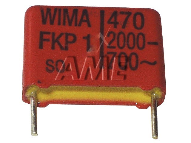 Polypropylénový impulzní kondenzátor 470pF 2000V DC