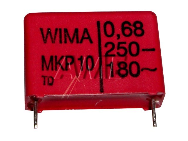 Impulzní kondenzátor 68nF 250V MKS4 s roztečí 10mm