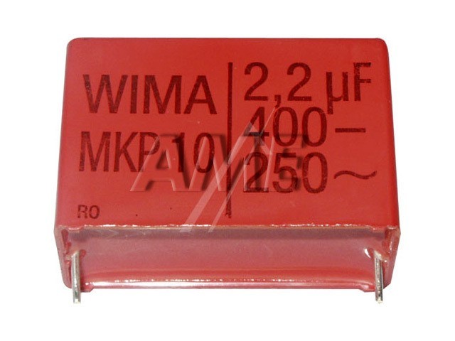Polypropylénový kondenzátor 2,2 µF 400 V MKP10