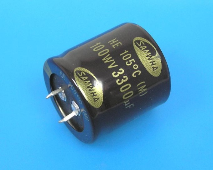 Elektrolytický kondenzátor 3300uF 100V 105°C Samwha HE