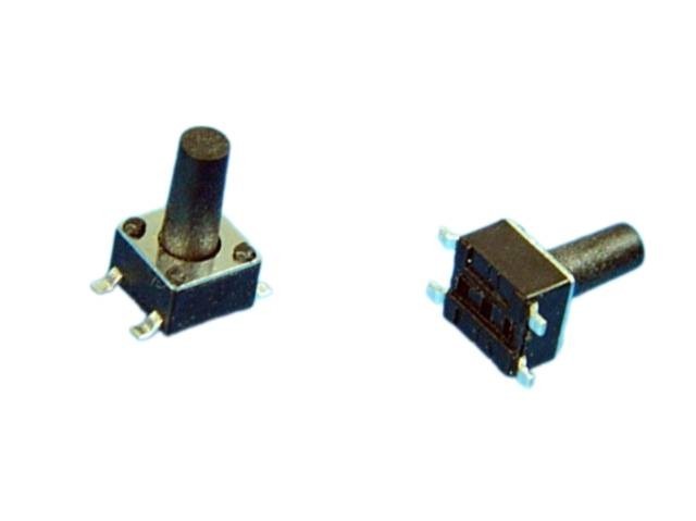 SMD mikrotlačítko 4,5 x 4,5 mm s výškou 8 mm