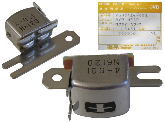 Stereo hlava 220 ohm pro kazetové magnetofony VGH0414-0101 / 4-001