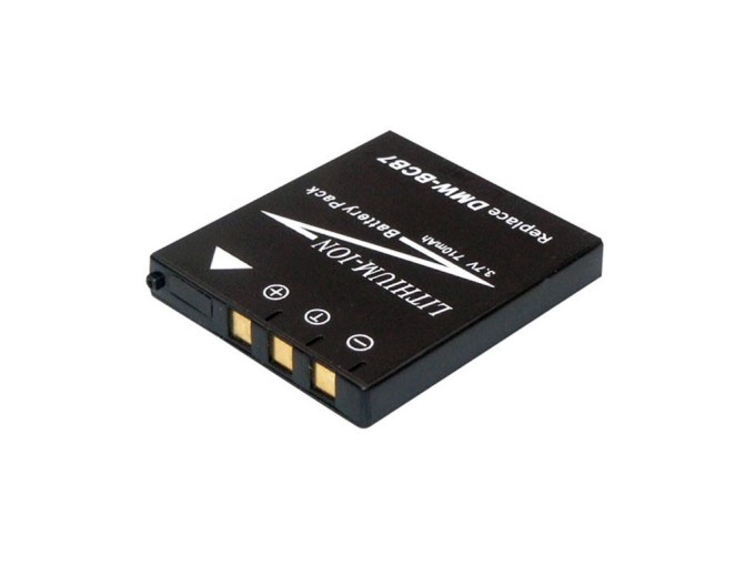 Neoriginální Li-Ion baterie Panasonic DMWBCB7 / CGAS004 3.7V 710mAh