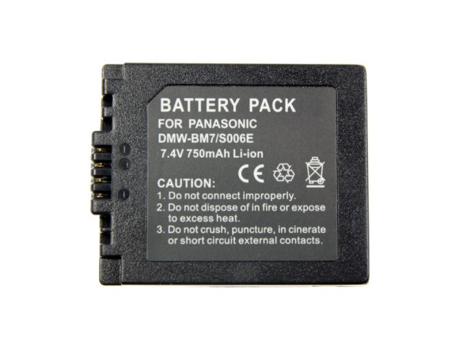 Neoriginální Li-Ion baterie Panasonic DMW-BMA7 7.2V 710mAh