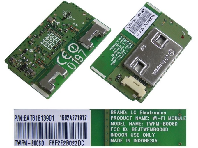 WiFi modul pro LCD LED TV LG EAT61813901 / TWFM-B006D