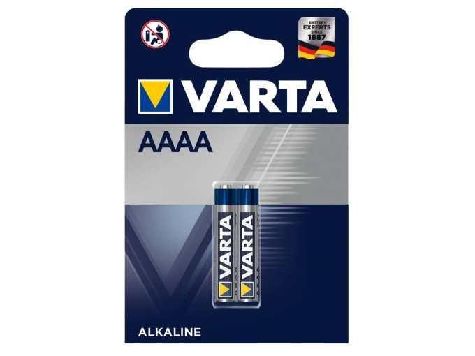 VARTA Alkalická AAAA baterie LR61 LR8D425 1,5V 2ks