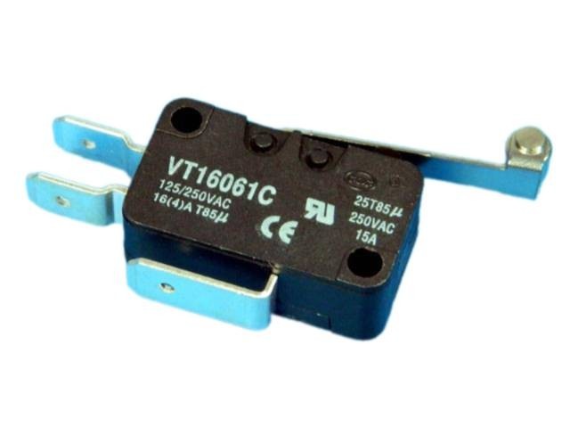 Mikrospínač MW MS199 s kladkou 26 mm, 16A 250V AC