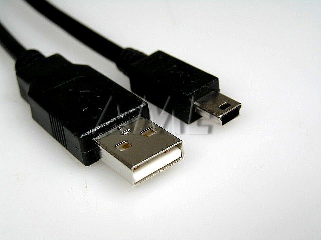 USB kabel typ A na mini USB 5 pin, délka 3 metry