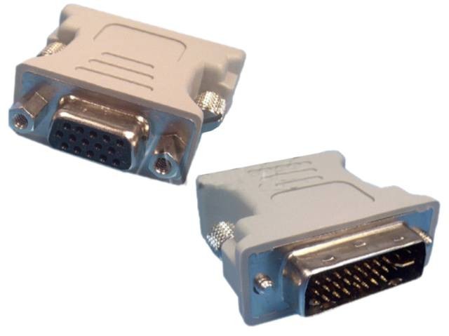 Adaptér DVI-I 24+5 pin samec na VGA 15 pin samice