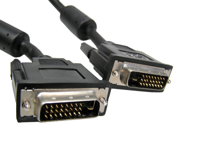DVI-D kabel 1,8 m Dual Link s konektory 2x 24+1 pin samec