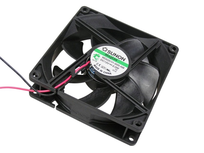 Axiální ventilátor 92x92x25 mm 12V DC 165 mA Sunon ME92251V1-A99