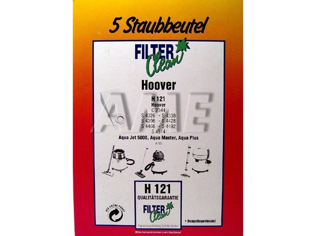 Sáčky do vysavače Hoover H121 - sada 5 kusů