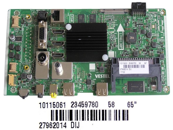 Základní deska LCD modulu 17MB130P / Main board 23459780 pro TV Hyundai 65"