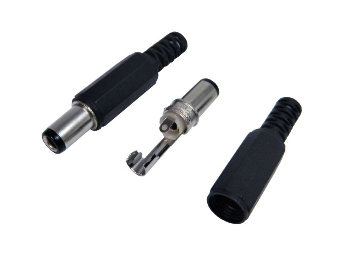 Napájecí konektor 6,3 x 3,1 x 10 mm pro kabel