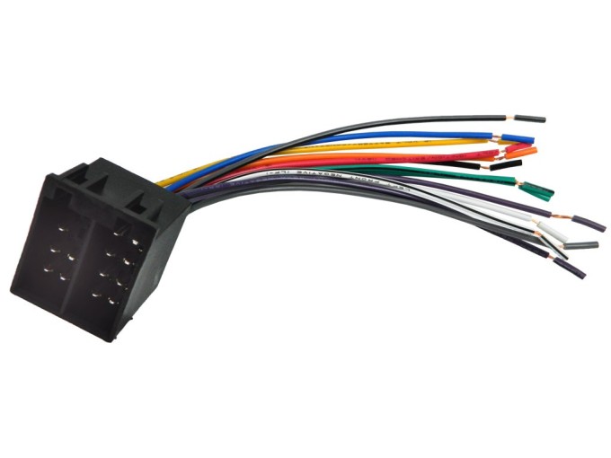 ISO kabel s konektorem zásuvka pro autorádia ZRS-ISO-4