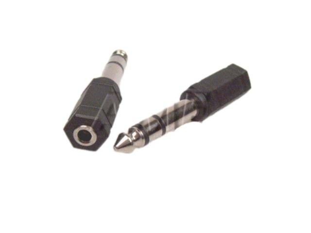 Audio redukce jack 6.3mm samec na 3.5mm samice stereo