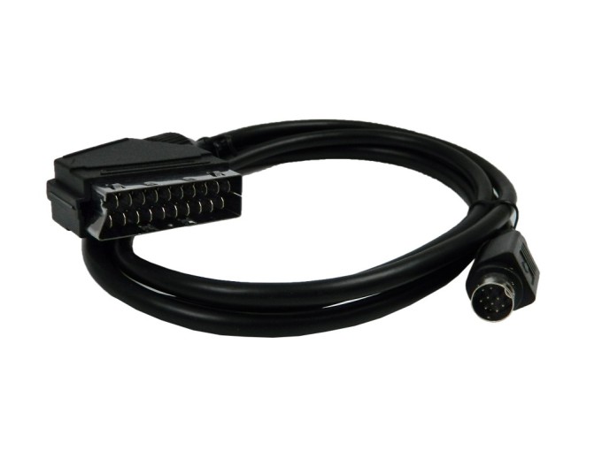 Propojovací kabel Scart - DIN pro Amiko a další modely