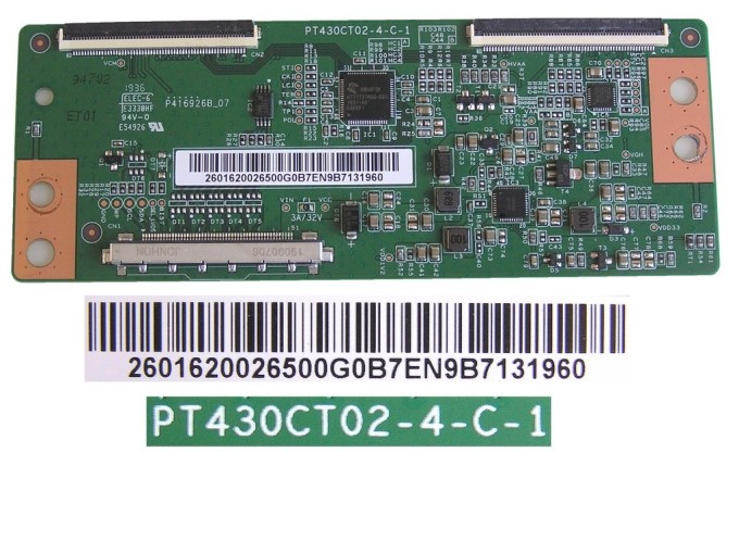 T-CON LCD modul PT430CT02-4-C-1 pro 43" LED TV