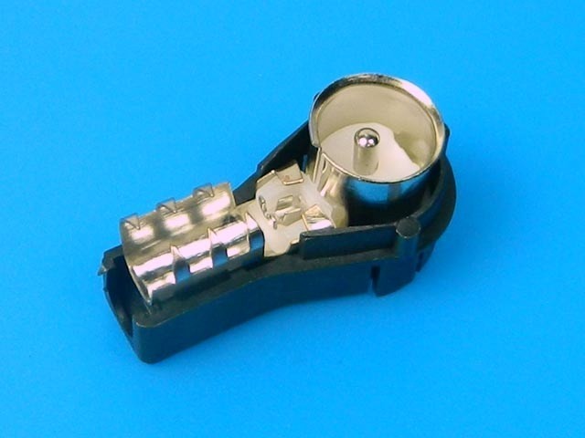 Úhlový anténní ISO konektor na kabel RG58 pro autorádio CAR-003