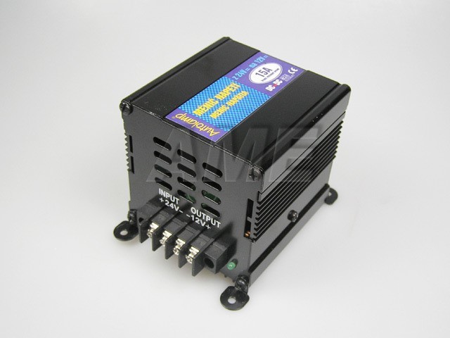 DC měnič napětí 24V na 12V, 15A