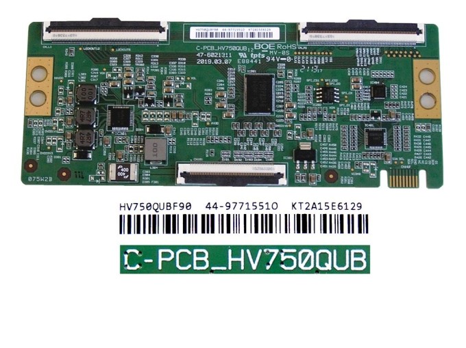 T-CON LCD modul HV750QUBF90 pro 75" TV