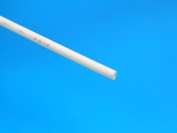 Bílá smršťovací bužírka 2.1/1.6 mm délka 1 m