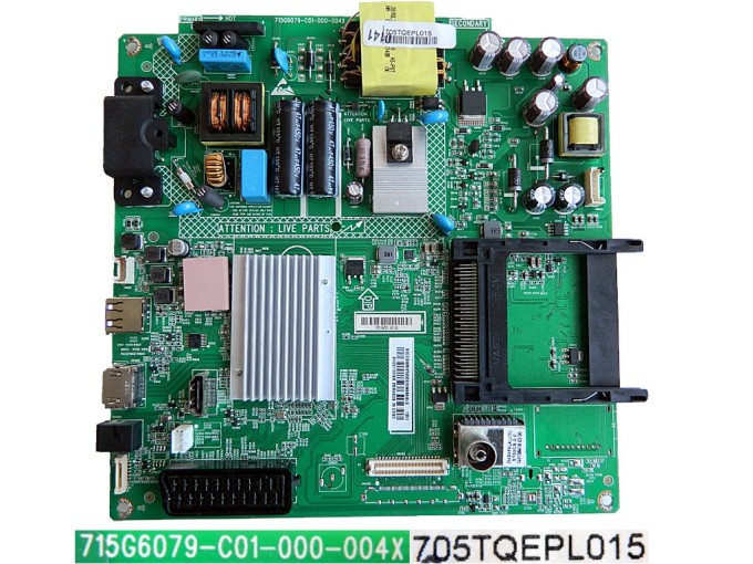 Základní deska LCD LED modulu XDCC0NB0250002/DN9BABLLS – Main board assy 715G6079-C01-00-004X / 705TQEPL015