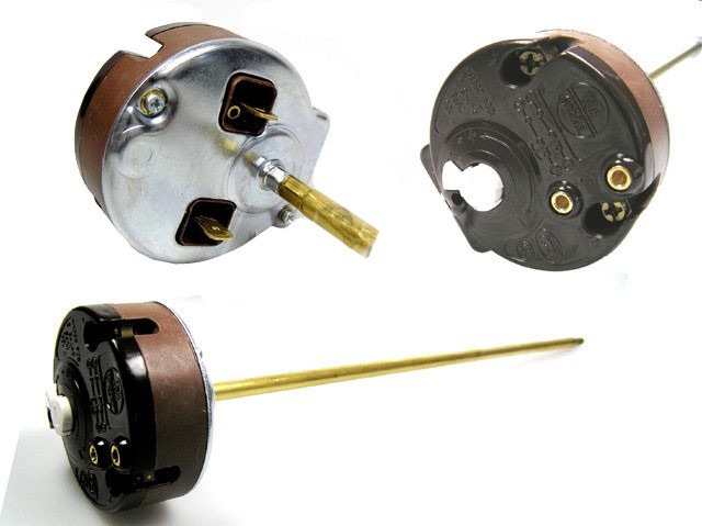 Bojlerový termostat 6 x 270 mm s tepelnou pojistkou 230V/20A
