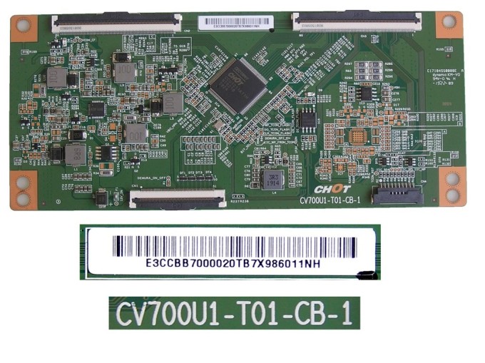 T-CON LCD modul CV700U1-T01-CB-1 / deska E3CCBB7000020TB7X pro Philips 70" TV