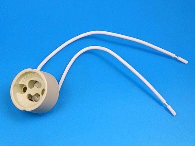 Keramická objímka GU10 pro halogenové žárovky s kabelem 150 mm