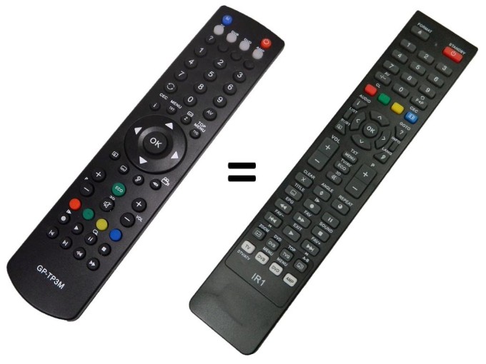 Neoriginální dálkový ovladač PCR pro Grundig TP3 / TP-3