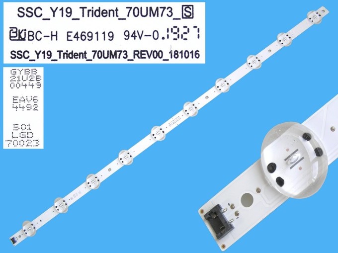 LED podsvícení LCD panelu 788mm s 10 LED diodami