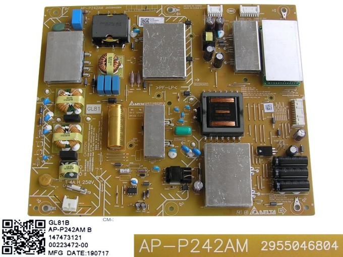 Napájecí zdrojová deska LCD LED Sony GL81 AP-P242AM / Power board GL84