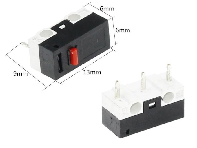 Plošný mikrospínač YD-003 pro elektroniku