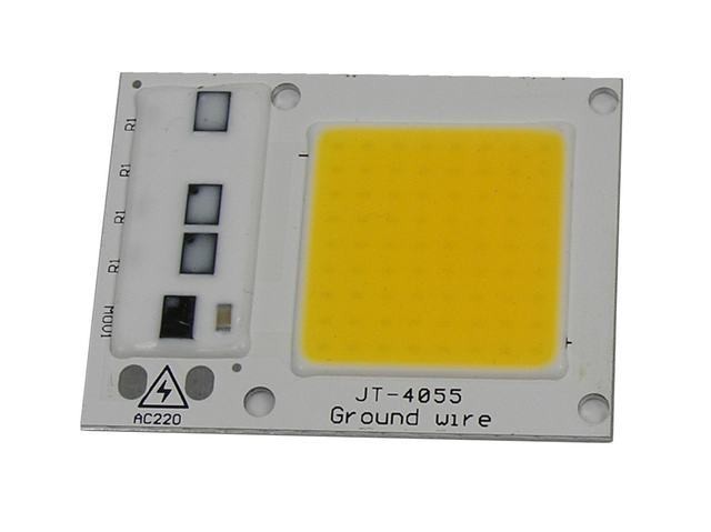 LED COB dioda 30W 230V teplá bílá s předřadníkem
