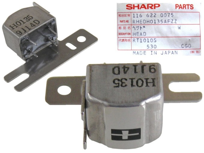 Stereo hlava 190 ohm pro kazetové magnetofony RHEDH0135AFZZ / SHARP H0135